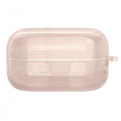 Carcasa Bizon Clear Case compatibila cu Samsung Galaxy Buds 4 / 4 Pro, Clear Gold