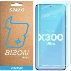 Set 2 folii sticla securizata Bizon Glass Clear Duo compatibile cu Vivo X300 Ultra, Transparent