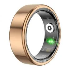 Inel smart pentru fitness Colmi R02, Marimea 11, Diametru 20.8mm, IP68, 17 mAh, Bluetooth 5.0, Auriu