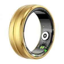 Inel smart pentru fitness Colmi R06, Marimea 11, Diametru 20.9mm, 5ATM, 18 mAh, Bluetooth 5.0, Auriu