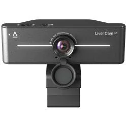 Camera Web Creative Live! Cam, 4K UHD, Microfon integrat, ideala pentru birou, Negru