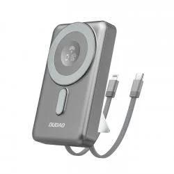 Baterie externa Dudao K29 10000mAh, 20W, USB-C, Lightning, Wireless, Gri