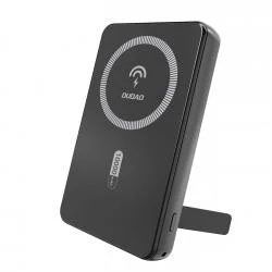 Baterie externa 10000 mAh Dudao K14S Plus, 20W, USB-C, USB, MagSafe cu stand, Negru