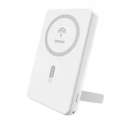 Baterie externa Dudao K14S+ 10000mAh, 20W USB-A, USB-C , MagSafe, Suport inclus, Alb