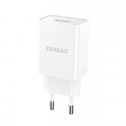 Incarcator retea Dudao A4EU, USB, 10W, 2.1A, Cablu Lightning inclus, Alb