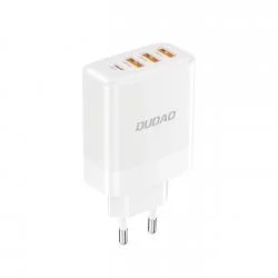 Incarcator retea Dudao A5HEU, USB-C si 3x USB, 20W, Alb