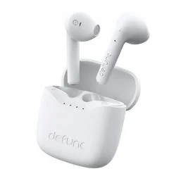 Casti wireless Defunc True Lite, Bluetooth 5.3, Autonomie 20h, IPX4, USB-C, Alb