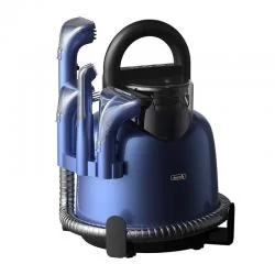Aspirator de spalat covoare, canapea si tapiterie Deerma DEM-BY200, cu fir de 5m, 400W, Capacitate 1.6L, 2 rezervoare apa curata si apa murdara, Albastru