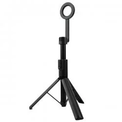 Selfie stick cu trepied Energea Magear MagPod, Rotire 360 grade, Telecomanda Bluetooth, USB-C, Negru