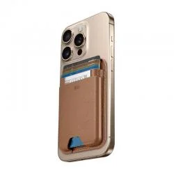 Portofel magnetic ESR HaloLock, Compatibil MagSafe, Brown