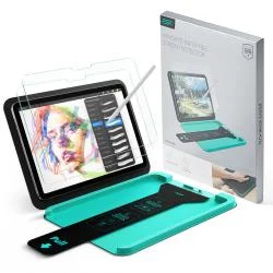 Set 2 folii sticla securizata ESR Paper Feel compatibila cu iPad Air 11 inch 2024/2025/2026, Transparent