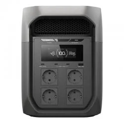 Statie de incarcare portabila EcoFlow DELTA 3 Max, 2400W, 2048Wh, Gri