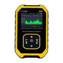 Detector de radiatii nucleare FNIRSI GC-01, USB-C, Galben / Negru