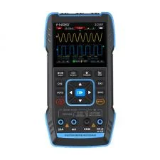Osciloscop portabil 3in1 FNIRSI 2C53T, Generator de semnal, Multimetru 19999 puncte, 3000mAh, Negru