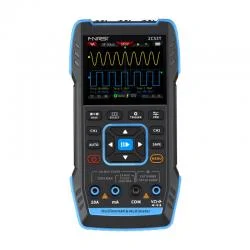 Osciloscop portabil 3in1 FNIRSI 2C53T, Generator de semnal, Multimetru 19999 puncte, 3000mAh, Negru