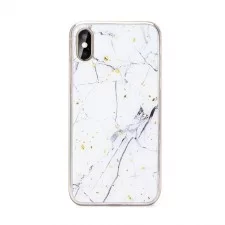 Carcasa Forcell Marble compatibila cu Samsung Galaxy A60 (2019) White