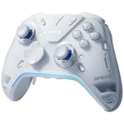 Controller wireless Flydigi APEX 5 pentru PC, Steam, Android, iOS si Nintendo, Bluetooth, 1500 mAh, USB-C, Alb