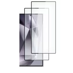 Set 2 folii protectie HOFI Full Cover Pro Tempered Glass 0.3mm compatibil cu Samsung Galaxy S24 Ultra Black