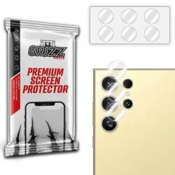 Set de 2 protectii camera foto GrizzGlass HybridGlass compatibile cu Samsung Galaxy S24 Ultra, Transparent