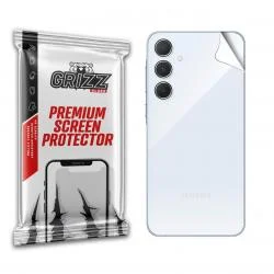 Folie protectie pentru spatele telefonului GrizzGlass UltraSkin compatibila cu Samsung Galaxy A55, Transparent