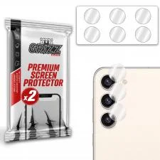 Set de 2 protectii camera foto GrizzGlass HybridGlass compatibile cu Samsung Galaxy S23 Plus, Transparent