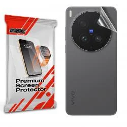 Folie protectie pentru spatele telefonului GrizzGlass SatinSkin compatibila cu Vivo X300 Ultra, Transparent