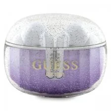 Casti wireless Guess Glitter Gradient TWS, Bluetooth 5.3, 250 mAh, USB-C, IPX4, Mov