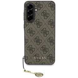 Husa Guess compatibila cu Samsung Galaxy A56, 4G Charms Collection, Maro