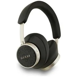 Casti wireless Guess 4G Classic Logo, over the ear, Bluetooth 5.4, timp incarcare 2.5h, autonomie totala 45h, 400mAh, Negru