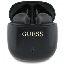 Casti bluetooth wireless Guess Printed Classic Logo, Bluetooth 5.3, Autonomie 5h, 360mAh, USB-C, IPX5, Negru