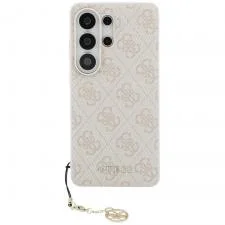 Husa Guess 4G Classic Logo Charm cu MagSafe compatibila cu Samsung Galaxy S26 Ultra, Roz