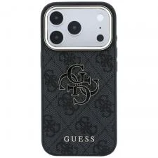 Carcasa Guess 4G Big Resin Logo compatibila cu iPhone 17 Pro Max / 18 Pro Max, Negru