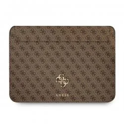 Husa Guess 4G Big Logo compatibila cu laptop 13 inch Brown