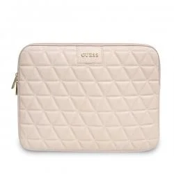 Husa Guess Quilted compatibila cu laptop 13 inch Pink