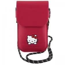 Geanta universala din piele pentru telefon Hello Kitty Daydreaming Cord, Roz