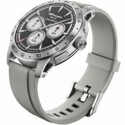 Ceas smartwatch HiFuture Flex 2, Ecran tactil cu diagona de 1.39 inch, Autonomie 10 zile, Bluetooth 5.2, IP68, Silver