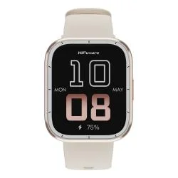 Ceas smartwatch HiFuture ZONE 3, Ecran IPS 1.85 inch, Apelare Bluetooth, Procesor Dual-Core, Peste 100 Moduri Sport, Monitorizare Sanatate 24/7, Rezistenta la apa 1ATM, Carcasa Aluminiu, Rose Gold