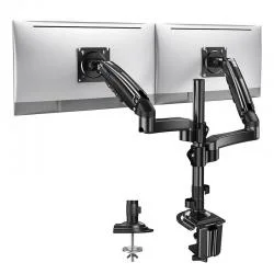Suport dublu pentru monitor HUANUO HNDS8, 13-32 inch, Greutate maxima 9 kg, Negru