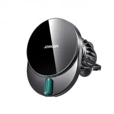 Suport auto Joyroom JR-ZS409, AirVent Mount, Compatibil MagSafe, Incarcare Wireless 15W, Rotire 360 grade, USB-C, Negru