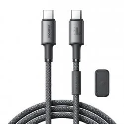Cablu pentru incarcare si transfer de date Joyroom S-A50, 2x USB-C, 60W, 1.2m, Gri