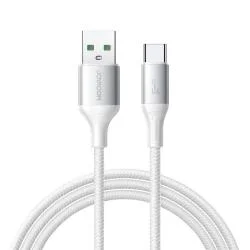 Cablu pentru incarcare si transfer de date Joyroom S-A28 Flash Series, USB-A/USB-C, 3A, 480 Mb/s, 2m, Alb