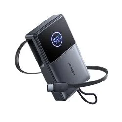 Baterie externa 10000 mAh Joyroom JR-PR1, 22.5W, 1 x Cablu USB-C, 1x Port USB-C, Negru