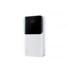 Baterie externa portabila Joyroom JR-QP191 Mini, 10000 mAh, LED, 22.5W, 2x USB-C, 1x USB-A, Alb