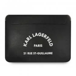 Husa Karl Lagerfeld Sleeve Saffiano RSG compatibila cu laptop 13 inch, Negru