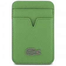 Portofel Lacoste Petit Pique cu MagSafe, 2 compartimente, Verde