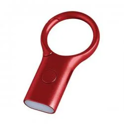 Lanterna Lexon Nomaday Keychain Light, Autonomie 1.5h, Incarcare USB-C, Dark Red