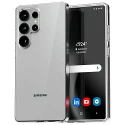 Carcasa Mercury Jelly Clear compatibila cu Samsung Galaxy S25 Ultra, Transparent