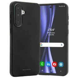 Carcasa Mercury Soft compatibila cu Samsung Galaxy A56, Negru