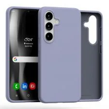 Carcasa Mercury Silicone compatibila cu Samsung Galaxy S25, Lavander