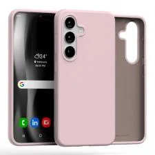 Carcasa Mercury Silicone compatibila cu Samsung Galaxy S25, Pink Sand